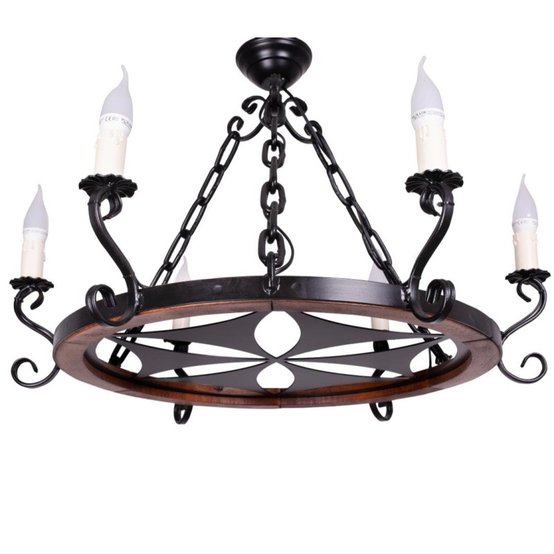 Metal Chandelier Circle 60 6s – Highlander Rosette