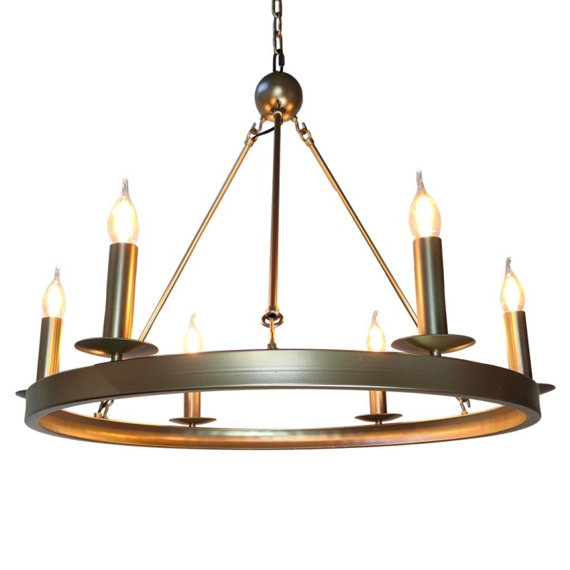 CASTLE Gold Chandelier 70cm - Crafdeco