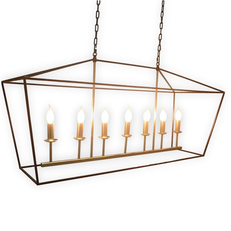 GENTLE XL Black-Gold Lamp- Crafdeco
