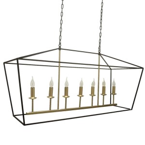 Lampa GENTLE XL Czarno-Złota