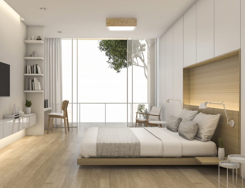 Wooden Square Plafond S - Crafdeco
