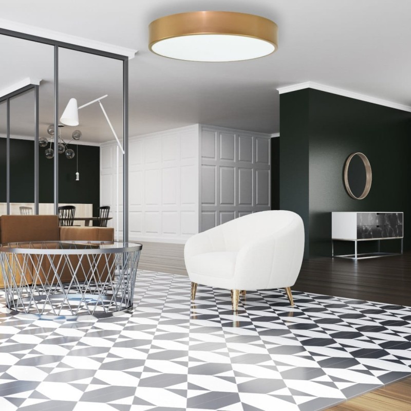 Lampa sufitowa Plafon Czarny 60 cm - Crafdeco