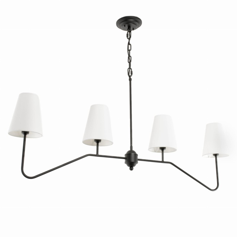SIMPLE Chandelier Black -Crafdeco
