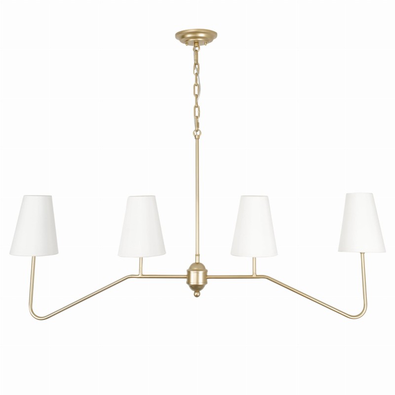 SIMPLE Gold Chandelier- Crafdeco