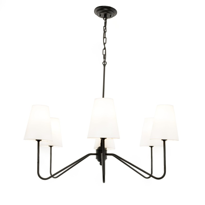 SIMPLE PLUS Chandelier black