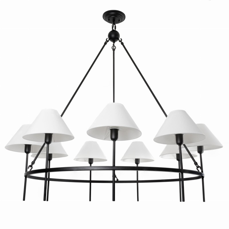 SUBLIME M Black Chandelier- Crafdeco
