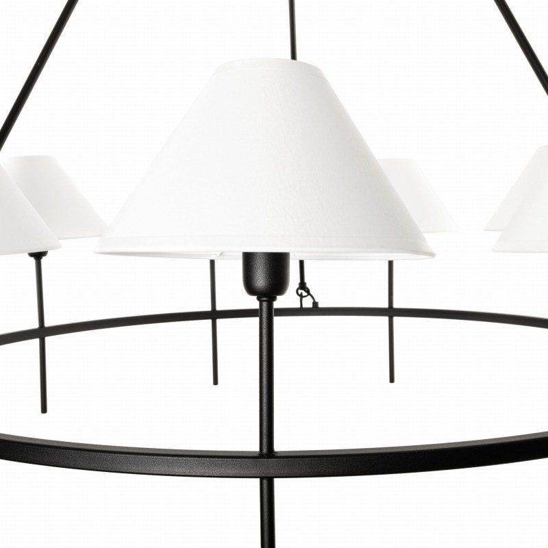 SUBLIME M Black Chandelier- Crafdeco