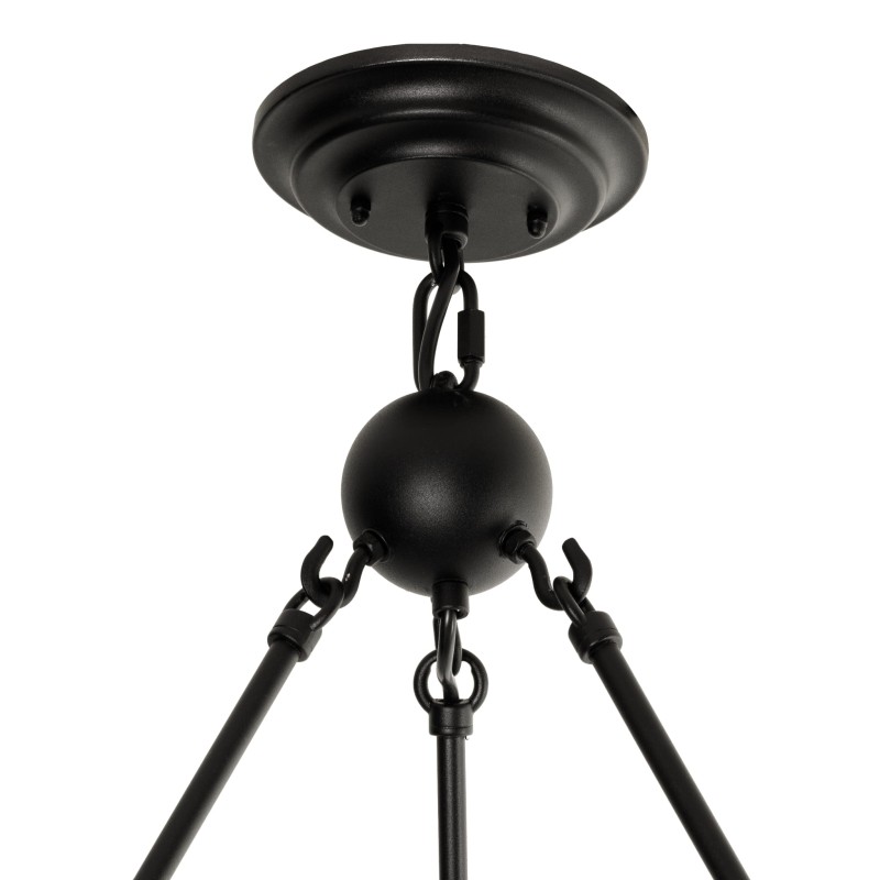 SUBLIME M Black Chandelier- Crafdeco