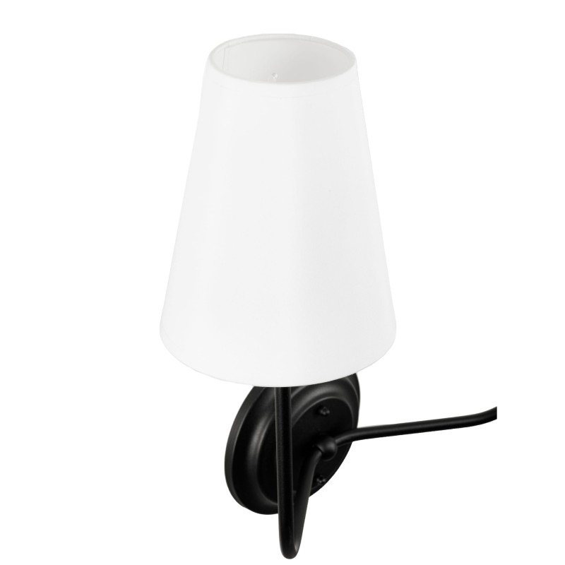 ELEGANCE TWIN Black Wall Sconc- Crafdeco