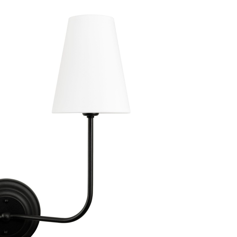 ELEGANCE TWIN Black Wall Sconc- Crafdeco