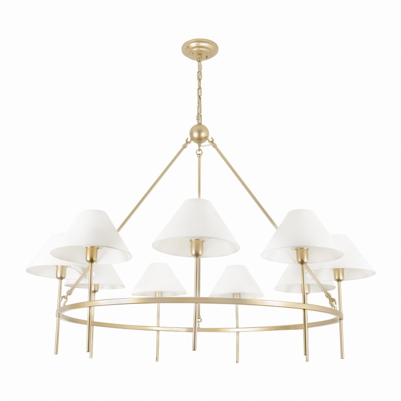 SUBLIME M Gold Chandelier, Crafdeco