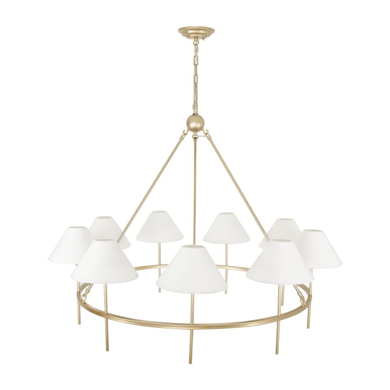 SUBLIME M Gold Chandelier,Crafdeco