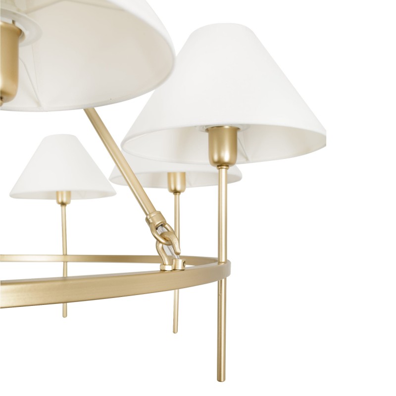 SUBLIME M Gold Chandelier, Crafdeco