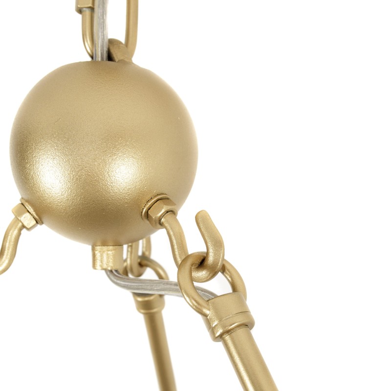 SUBLIME M Gold Chandelier, Crafdeco