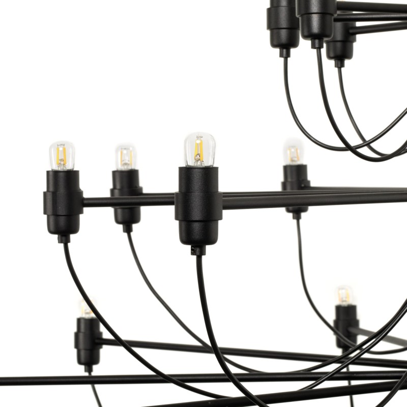 IRGA Black Chandelier- Crafdeco