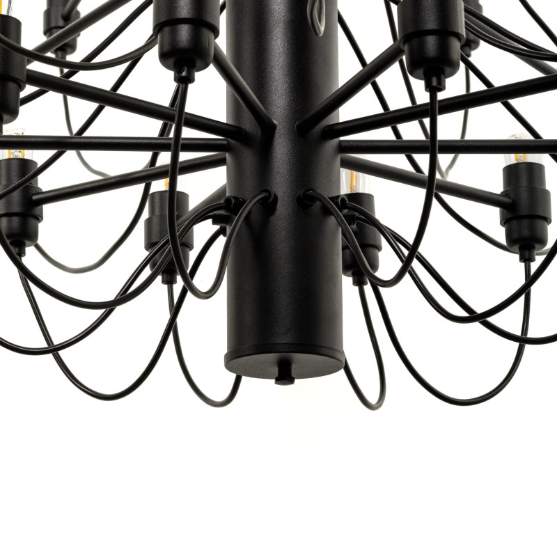 IRGA Black Chandelier- Crafdeco