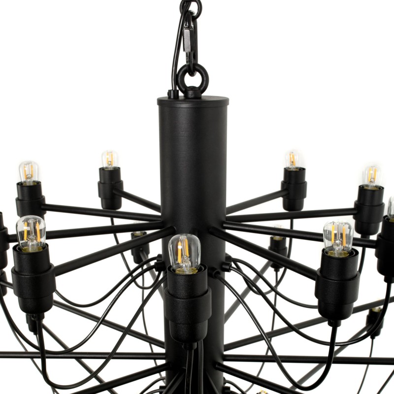 IRGA Black Chandelier- Crafdeco