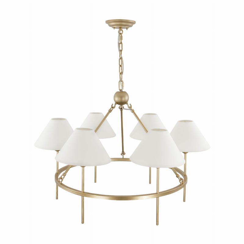 SUBLIME S Gold Chandelier, Crafdeco