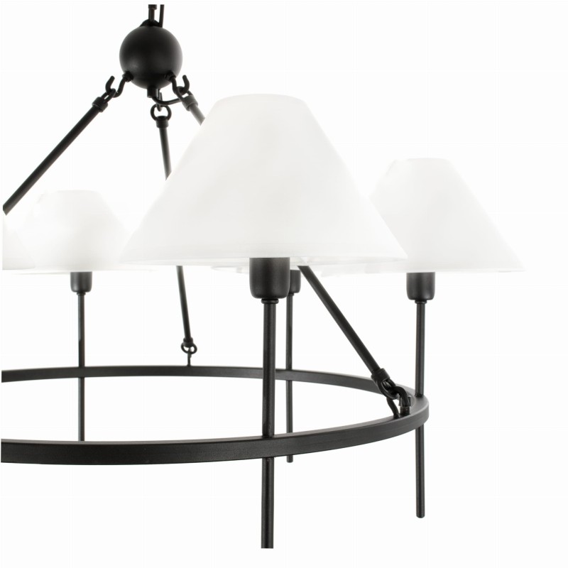 SUBLIME S Black Chandelier , Crafdeco
