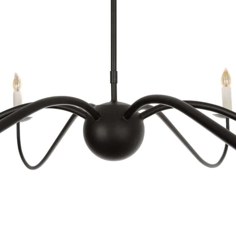 ELEGANT Black Chandelier 160, Crafdeco