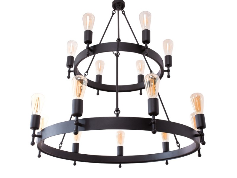 Two-Tier CROWN Chandelier 50 + 80 cm, Crafdeco