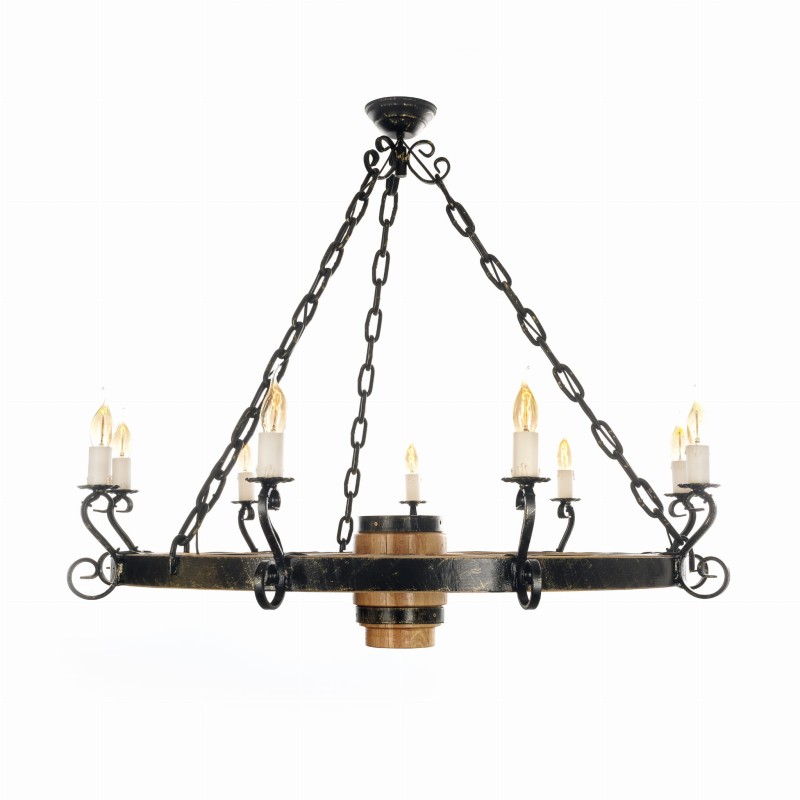 Chandelier Circle 90 9s Clear , Crafdeco
