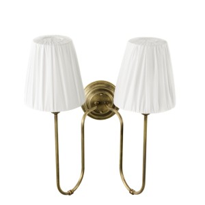 LAW Twin Brass Wall Sconce