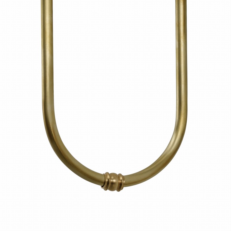 LAW Twin Brass Wall Sconce, Crafdeco
