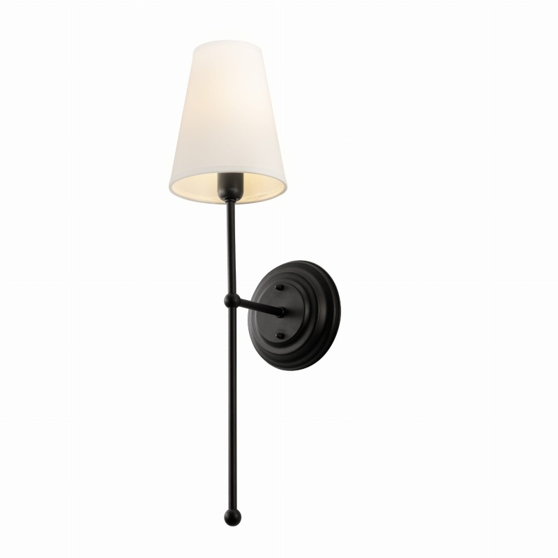 BASIC Black Wall Sconce , Crafdeco