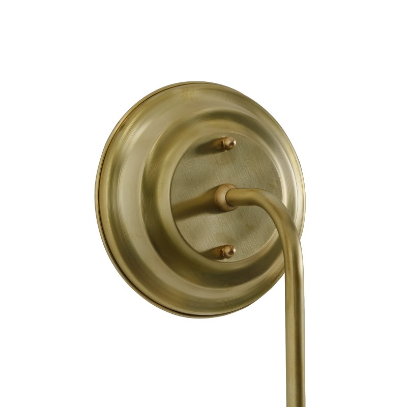 LAW Brushed Brass Wall Lamp, Crafdeco