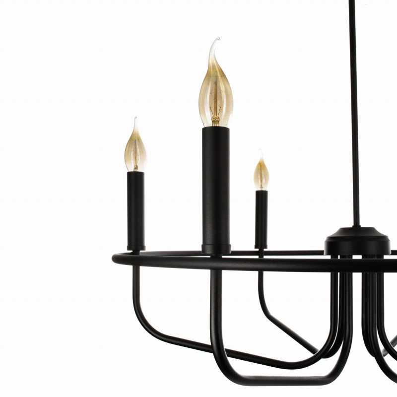 LOFTA Black Chandelier , Crafdeco