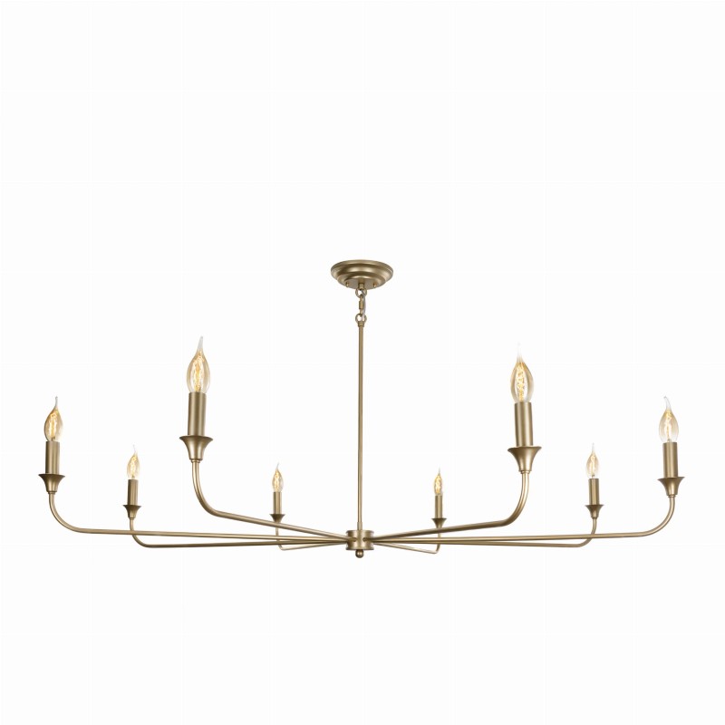 CHIC L Gold Chandelier, Crafdeco