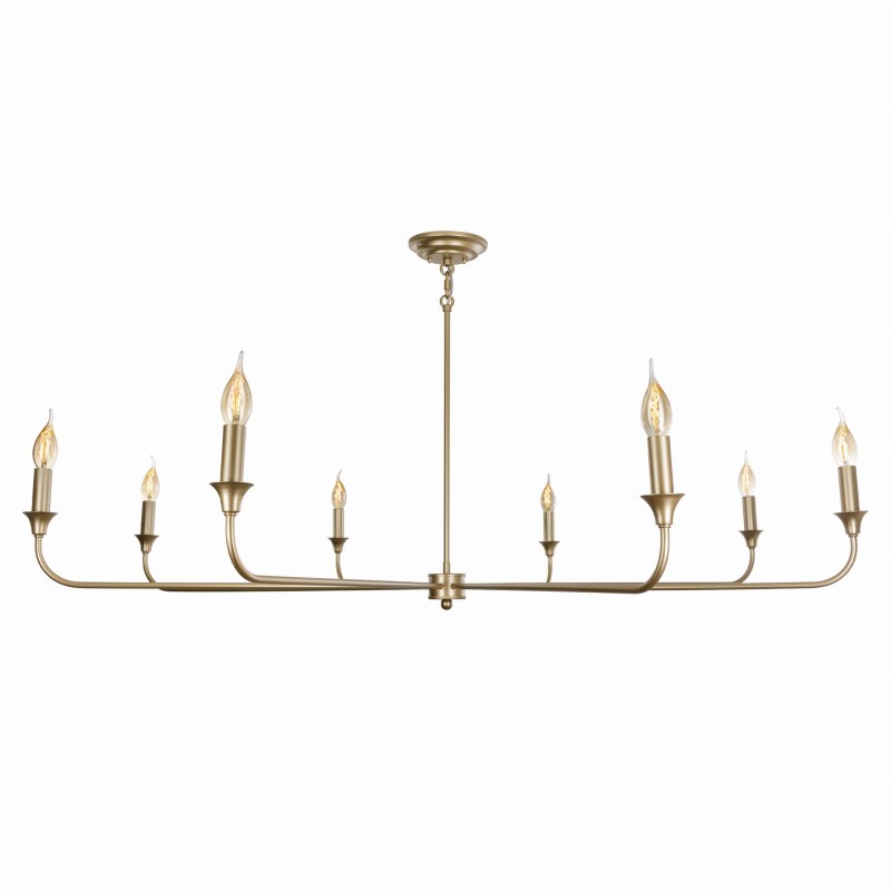 CHIC L Gold Chandelier, Crafdeco
