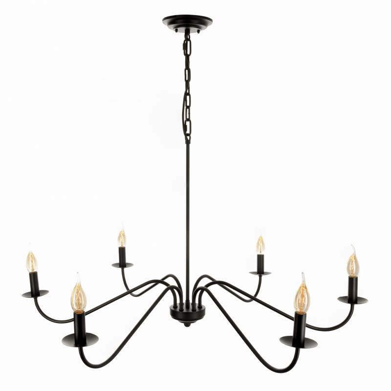 POSH Black Chandelier- Crafdeco