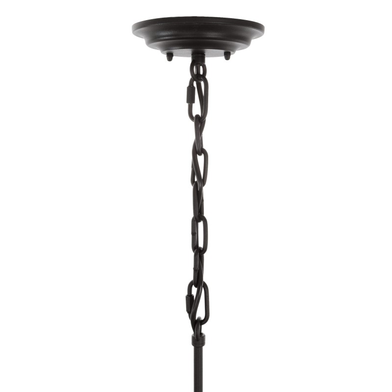 Black Farmhouse Chandelier, Crafdeco
