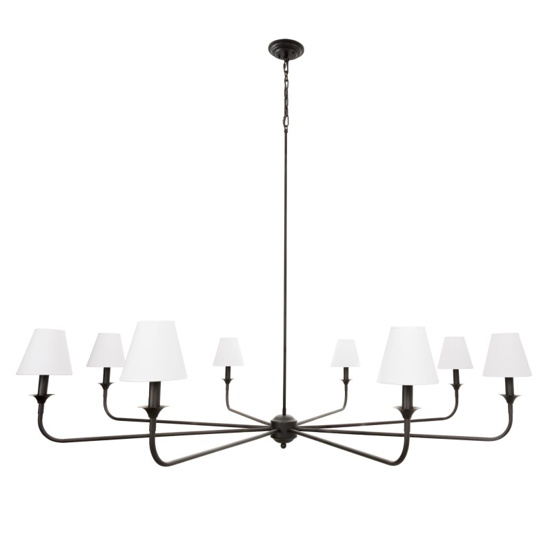 Black Farmhouse Chandelier, Crafdeco