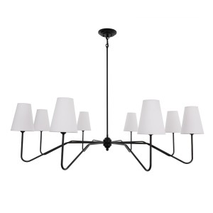 SIMPLE PLUS L Black Chandelier