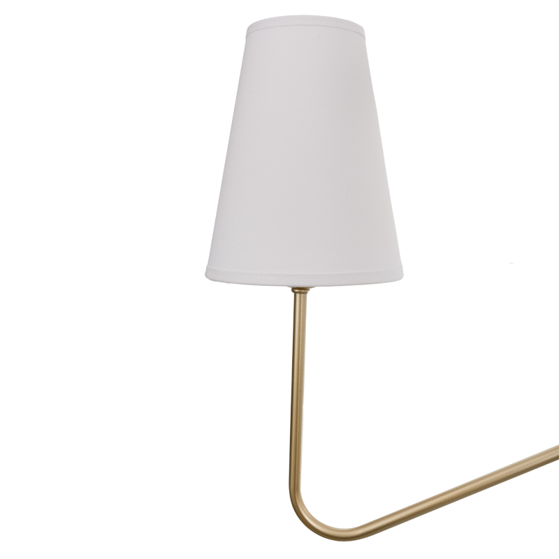Narrow white lampshade