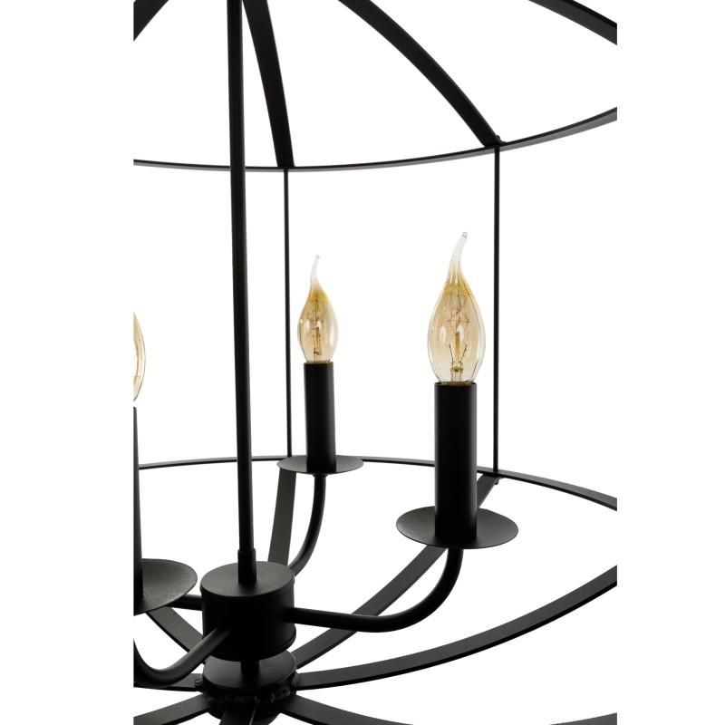 Windsor Black Lamp, Crafdeco