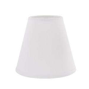 White clip-on lampshade- small