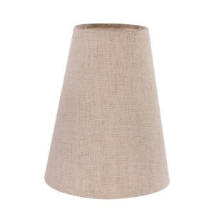 Narrow linen lampshade