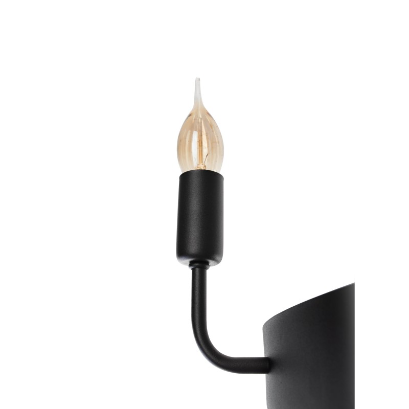 Żyrandol kuty czarny 80 10 z - Crafdeco