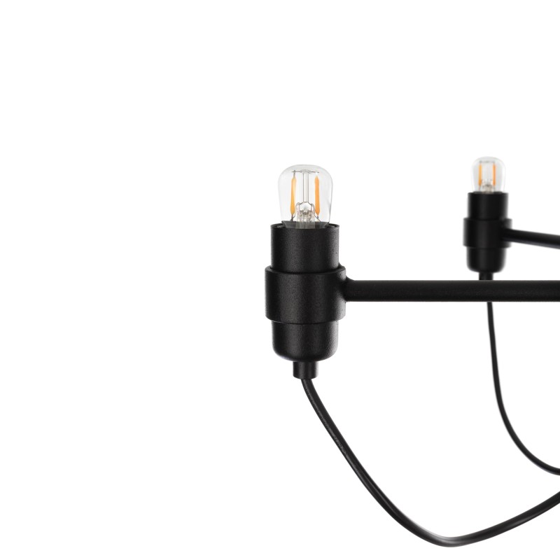 IRGA Mini Chandelier Black, Crafdeco