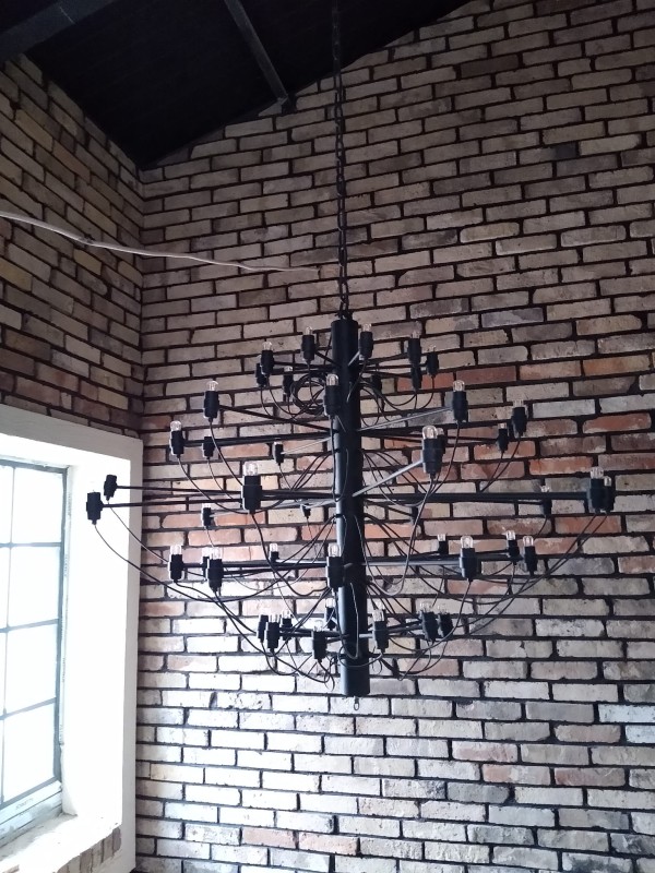 IRGA Black Chandelier- Crafdeco
