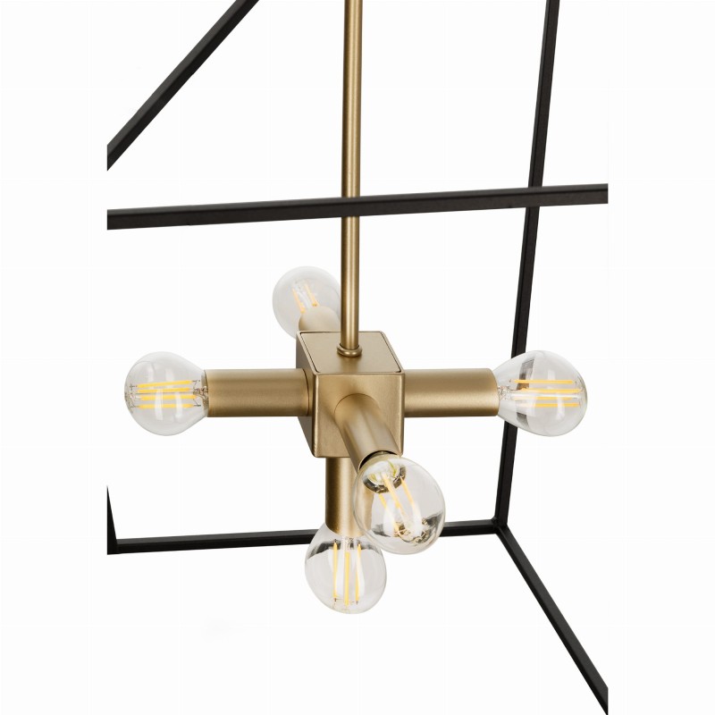 Gentle SX Black-Gold Lamp, Crafdeco