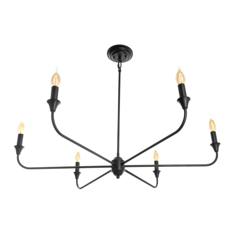 CHIC M Black Chandelier- Crafdeco