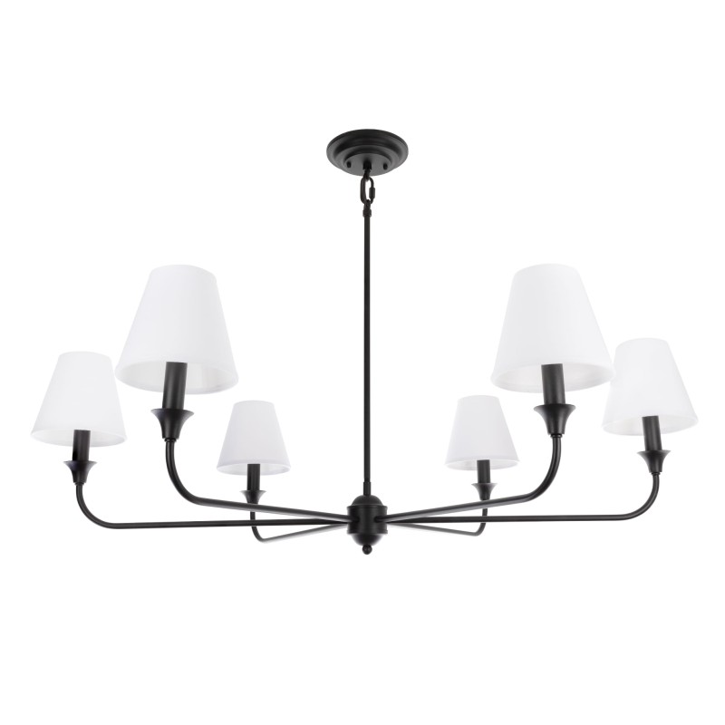 CHIC M Black Chandelier- Crafdeco