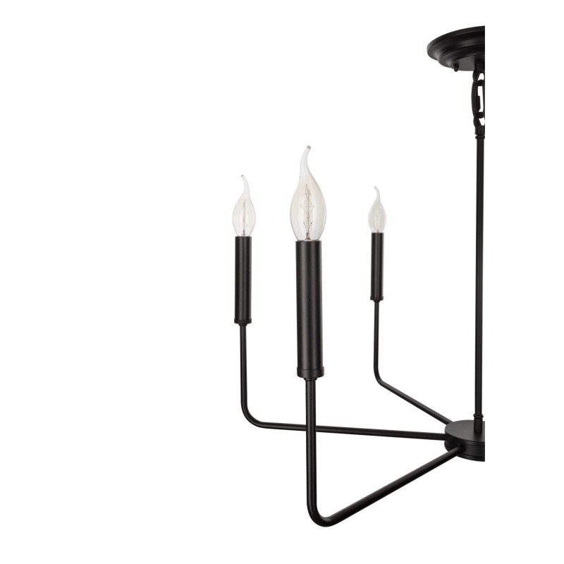 JOLTY Chandelier black - Crafdeco
