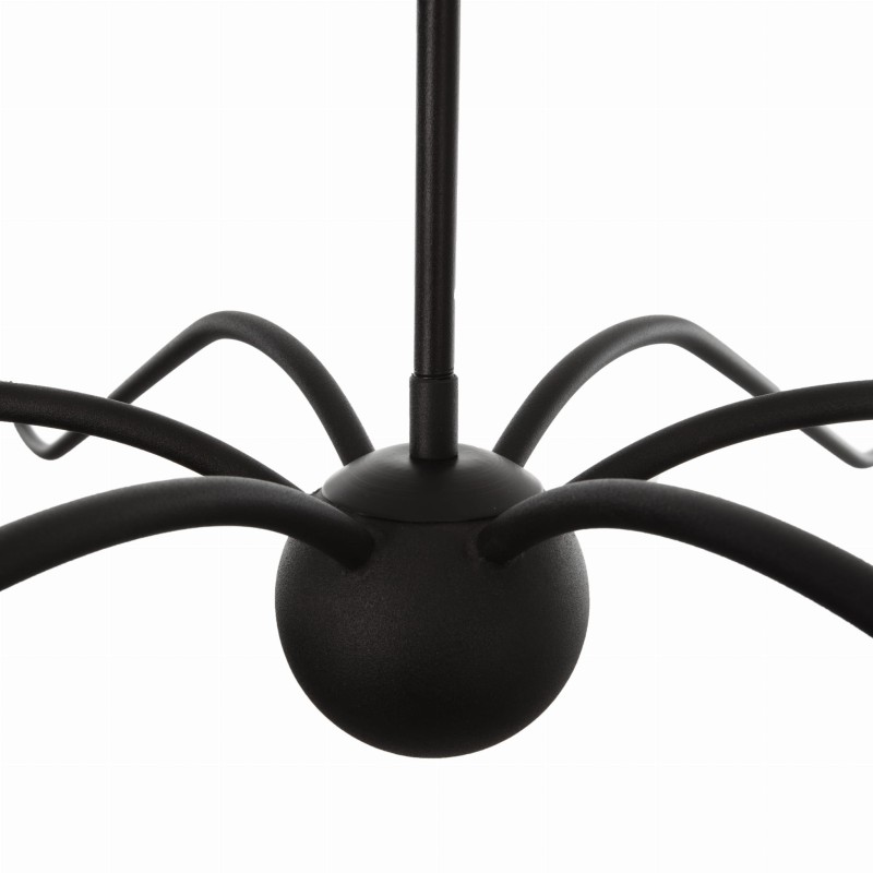 Elegant Black Chandelier 120 cm, Crafdeco