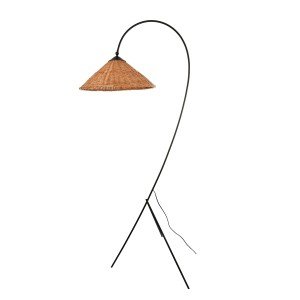 Wicker Standing Lamp